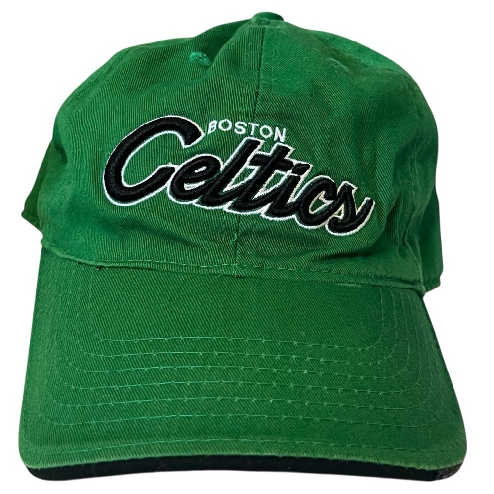 Boston Celtics Green & Black Adjustable Cotton Basketball Cap by NBA Elevation